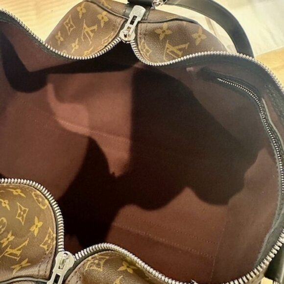 Louis Vuitton Keepall Bandolier Monogram Macassar - Picture 6 of 16